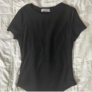 Black bodysuit, great for layering #layeringessentials